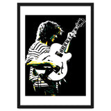 Pat Metheny American Jazz Guitarist Legend in Pop Art thumbnail