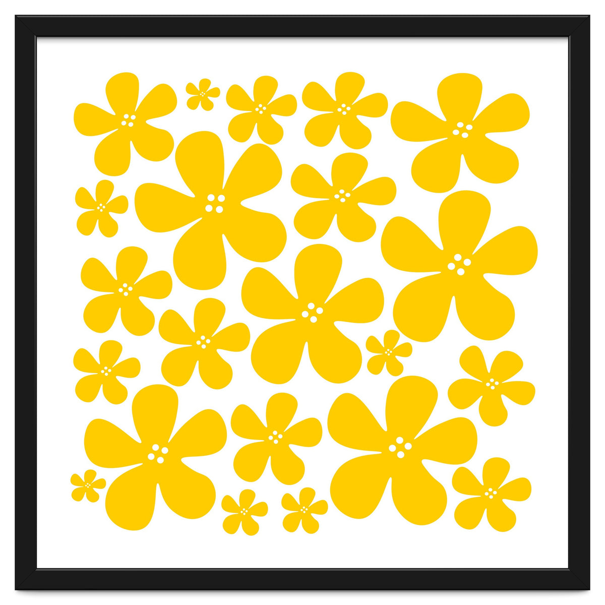 Yellow Flowers Pattern