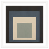 JOSEF ALBERS - HOMAGE TO THE SQUARE BEIGE GREY BLACK HIGH RESOLUTION thumbnail