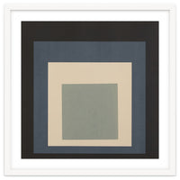 JOSEF ALBERS - HOMAGE TO THE SQUARE BEIGE GREY BLACK HIGH RESOLUTION