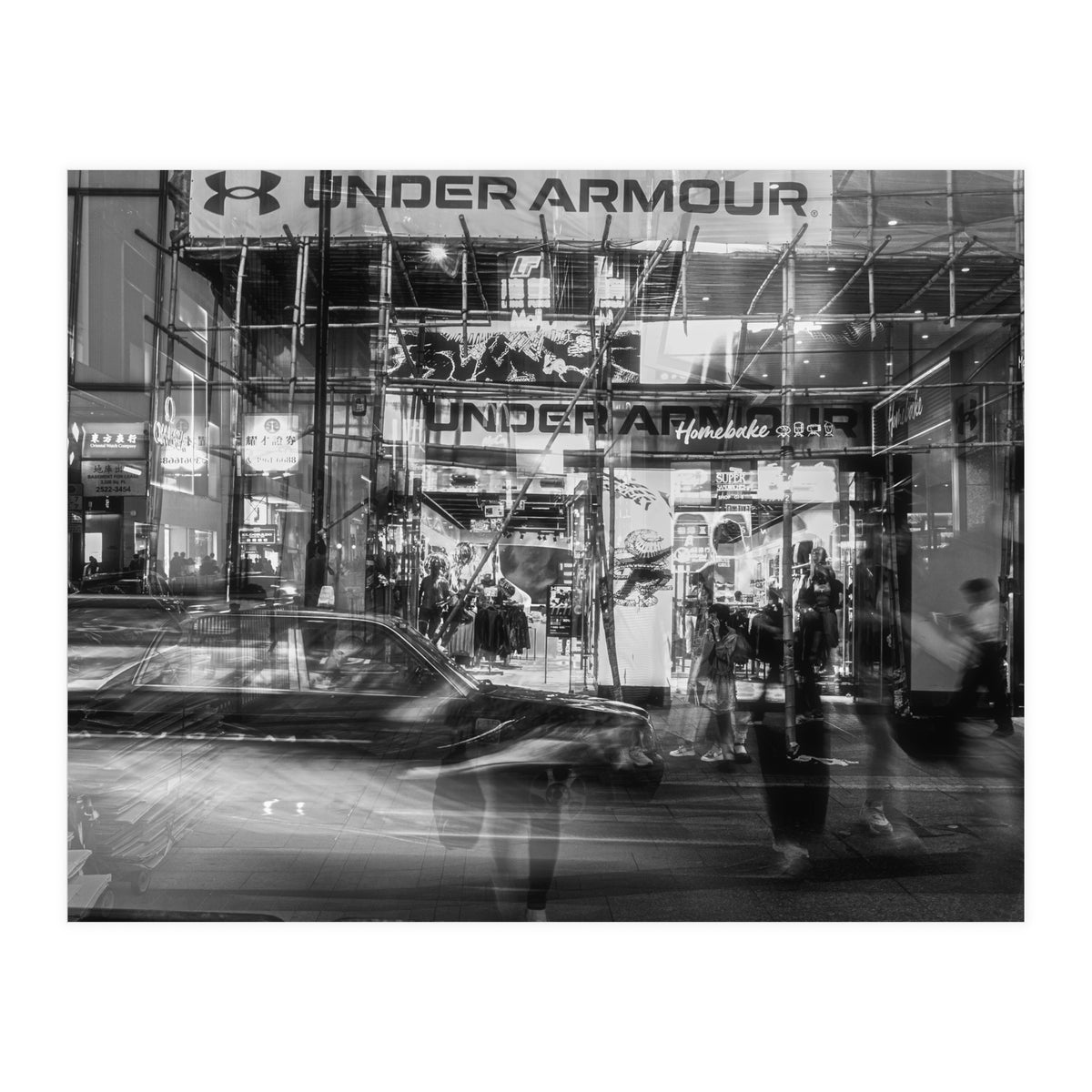 Street Photography - Night in Hong Kong Causeway Bay (Print Only)