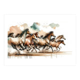 Horses Galloping (Print Only) thumbnail