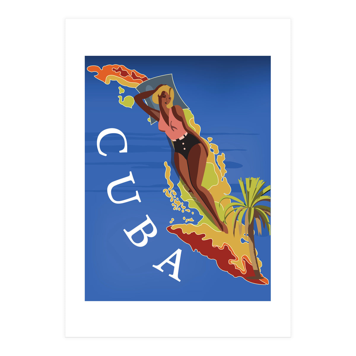 Cuba Sunbath (Print Only)