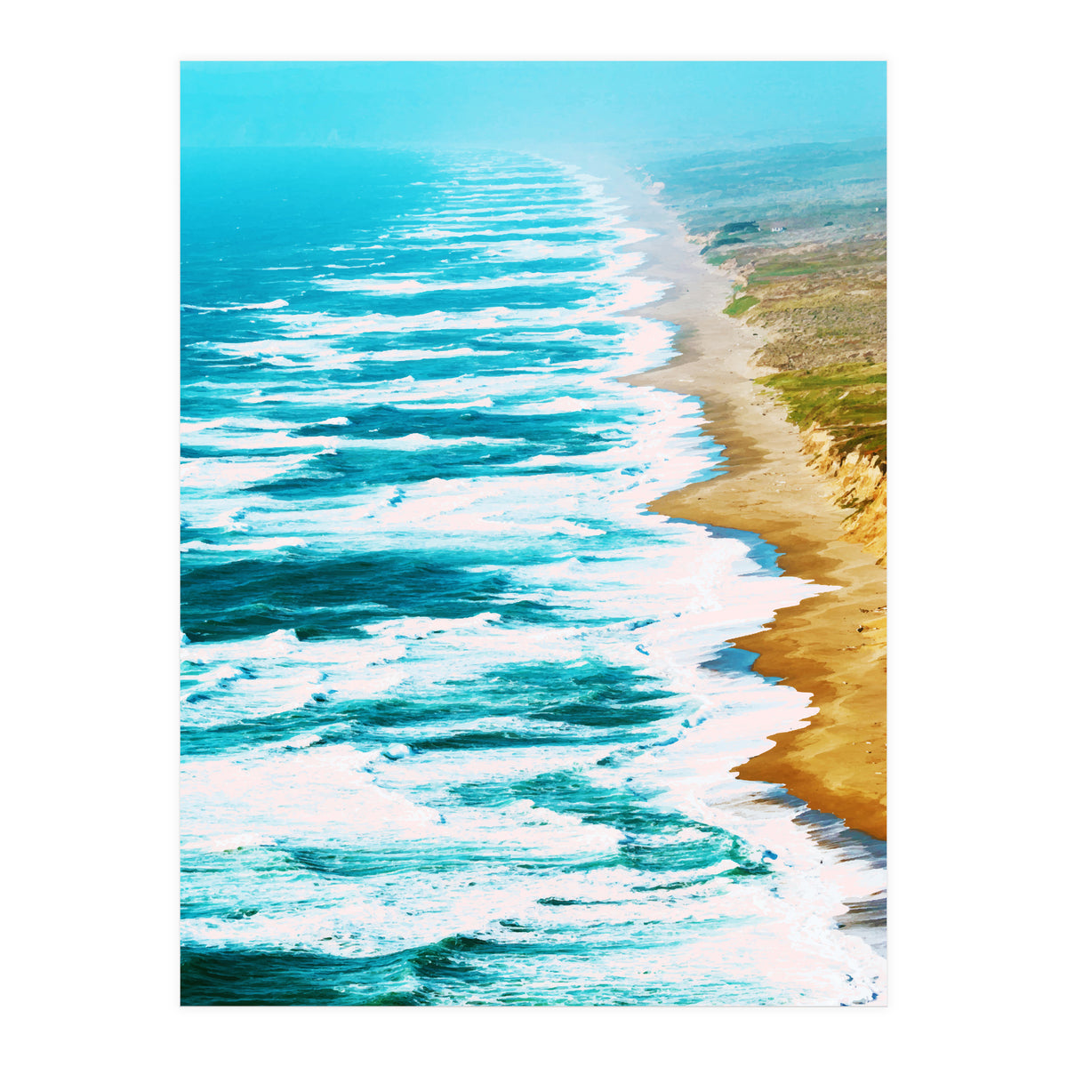 Live By The Sea #society6 #decor #buyart (Print Only)