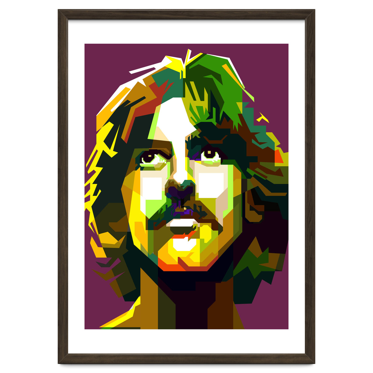 George Harrison The Beatles Pop Art WPAP