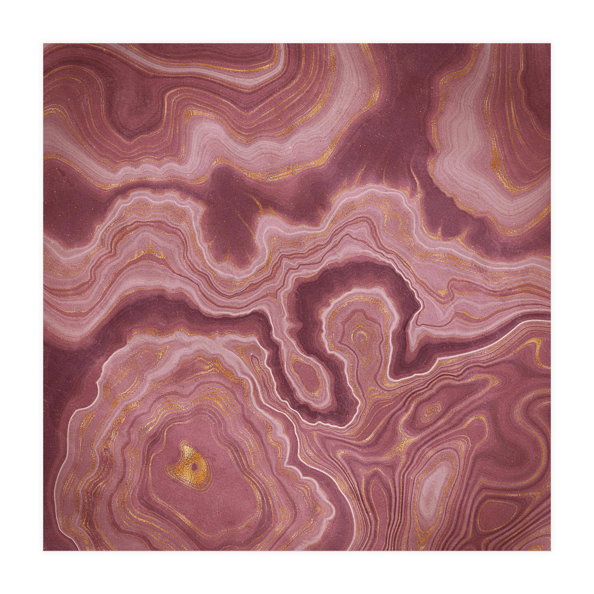 Pink Agate Texture 04  (Print Only)