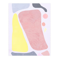 Organic Rustic Abstract Shapes Pastel II (Print Only)