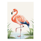 Flamingo Watercolor Illustration (Print Only) thumbnail