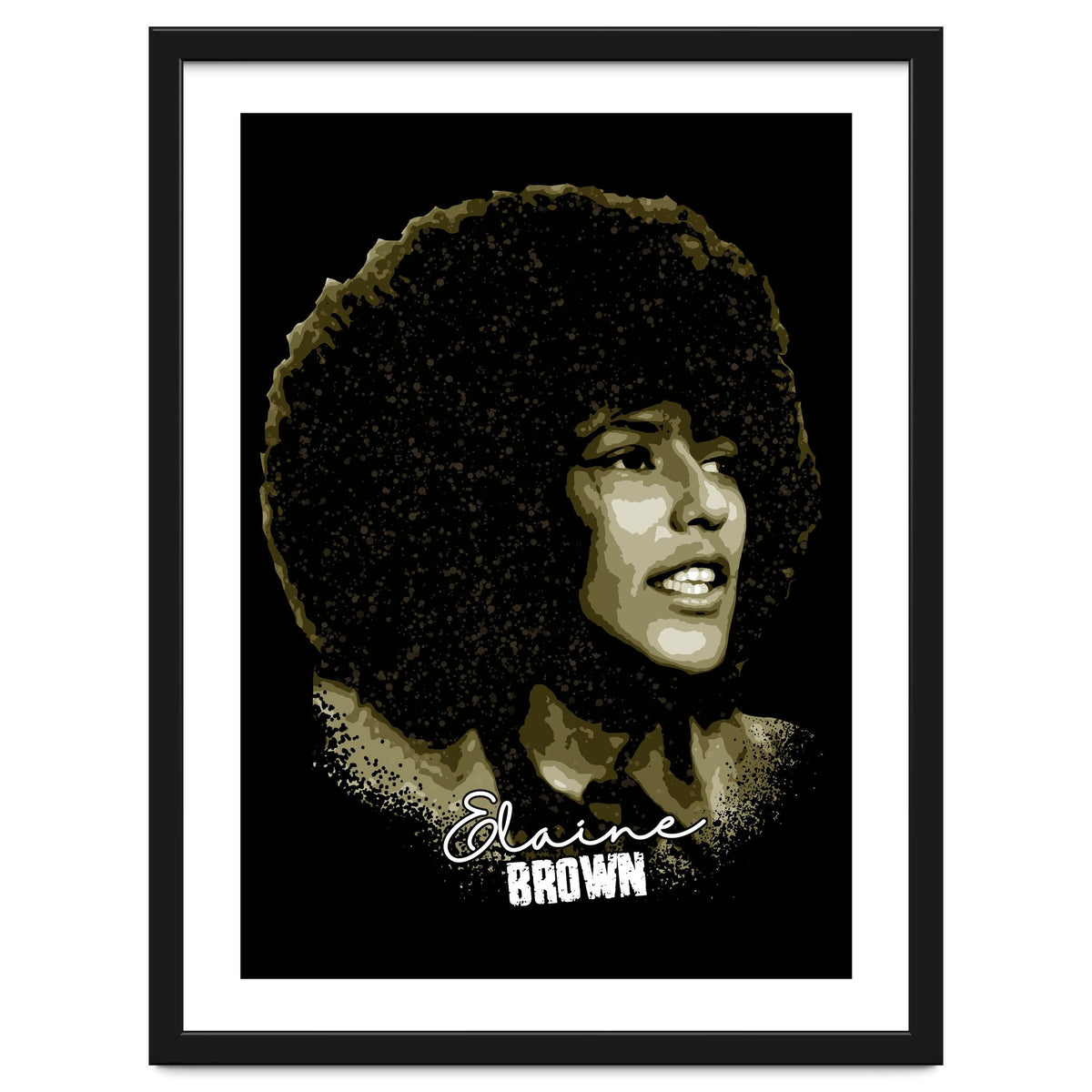 Vintage Elaine Brown American Prison Activist