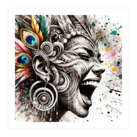 Carnival Scream Portrait (Print Only)