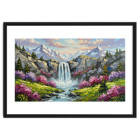 Alpine Waterfall Serenade