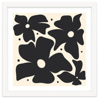 Abstract Monochrome Flowers 3