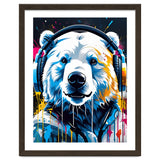 Polar Bear In Headphones, Graffiti thumbnail