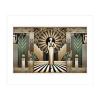 Golden Twenties Flair In Art Deco (Print Only)