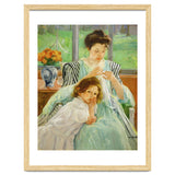 Young mother sewing, 1901 Canvas,92,4 x 73,7 cm. thumbnail