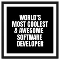 World's most coolest and awesome software developer