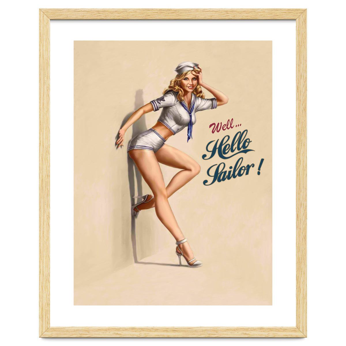 Hallo Sailor Pinup Girl
