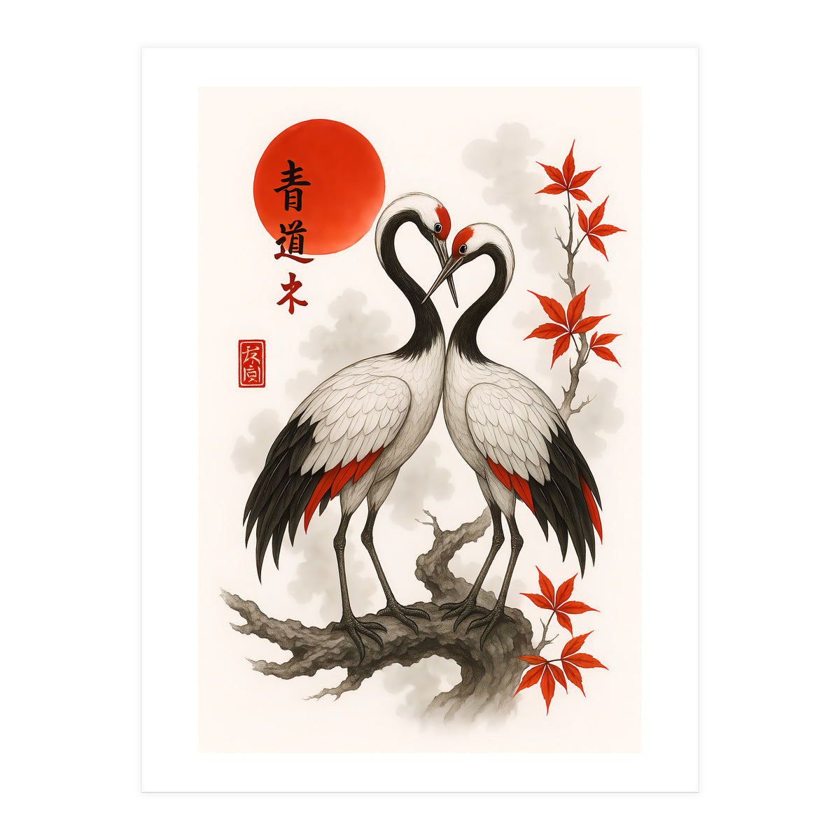 Crane Japanese (Print Only)