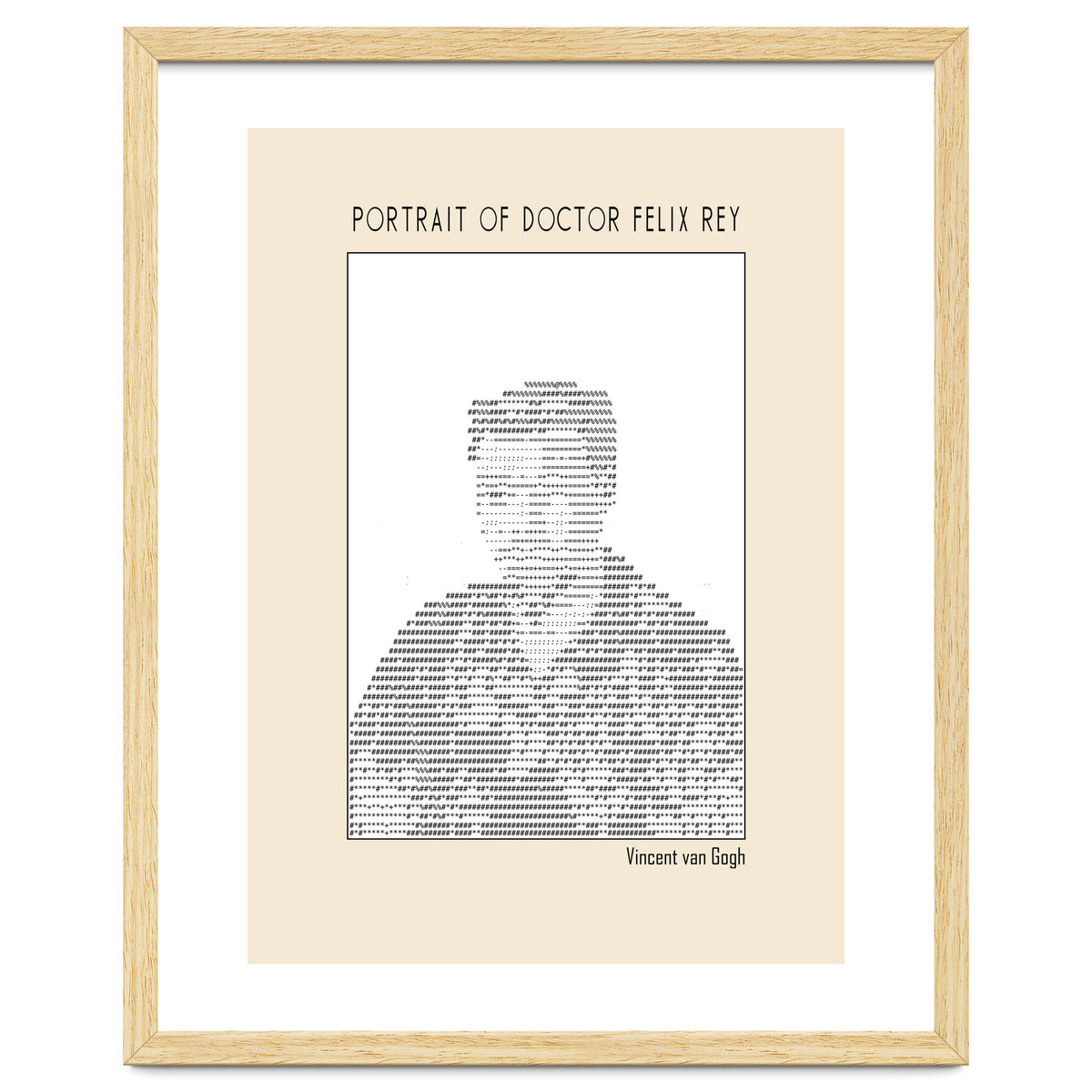 Portrait Of Doctor Felix Rey (ascii Art)