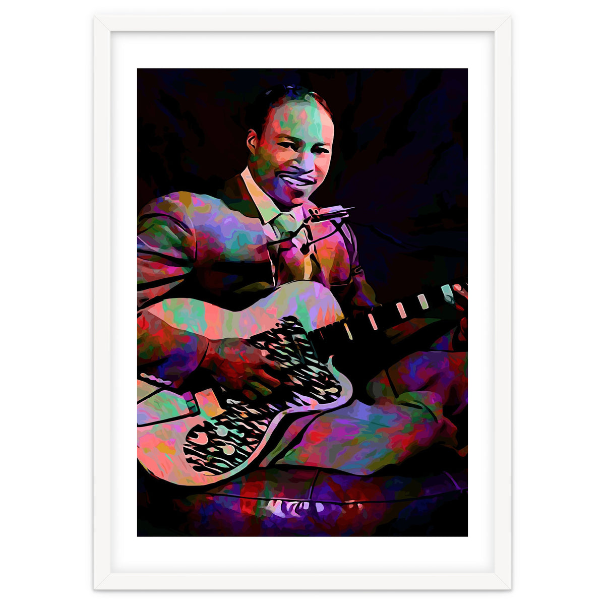 Jimmy Reed American BLues Musician Legend Colorful