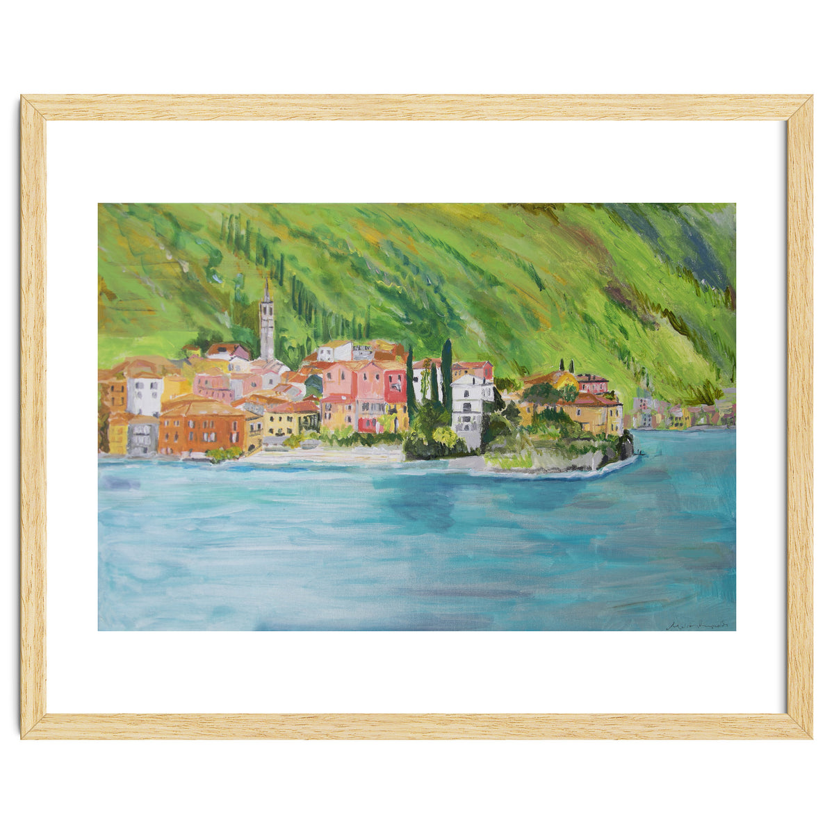 View Across The Lake To Varenna