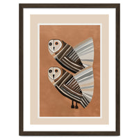 Striped Owl Pair