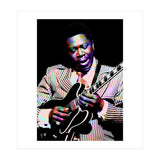 BB King. American Blues Guitarist in Colorful Art (Print Only) thumbnail