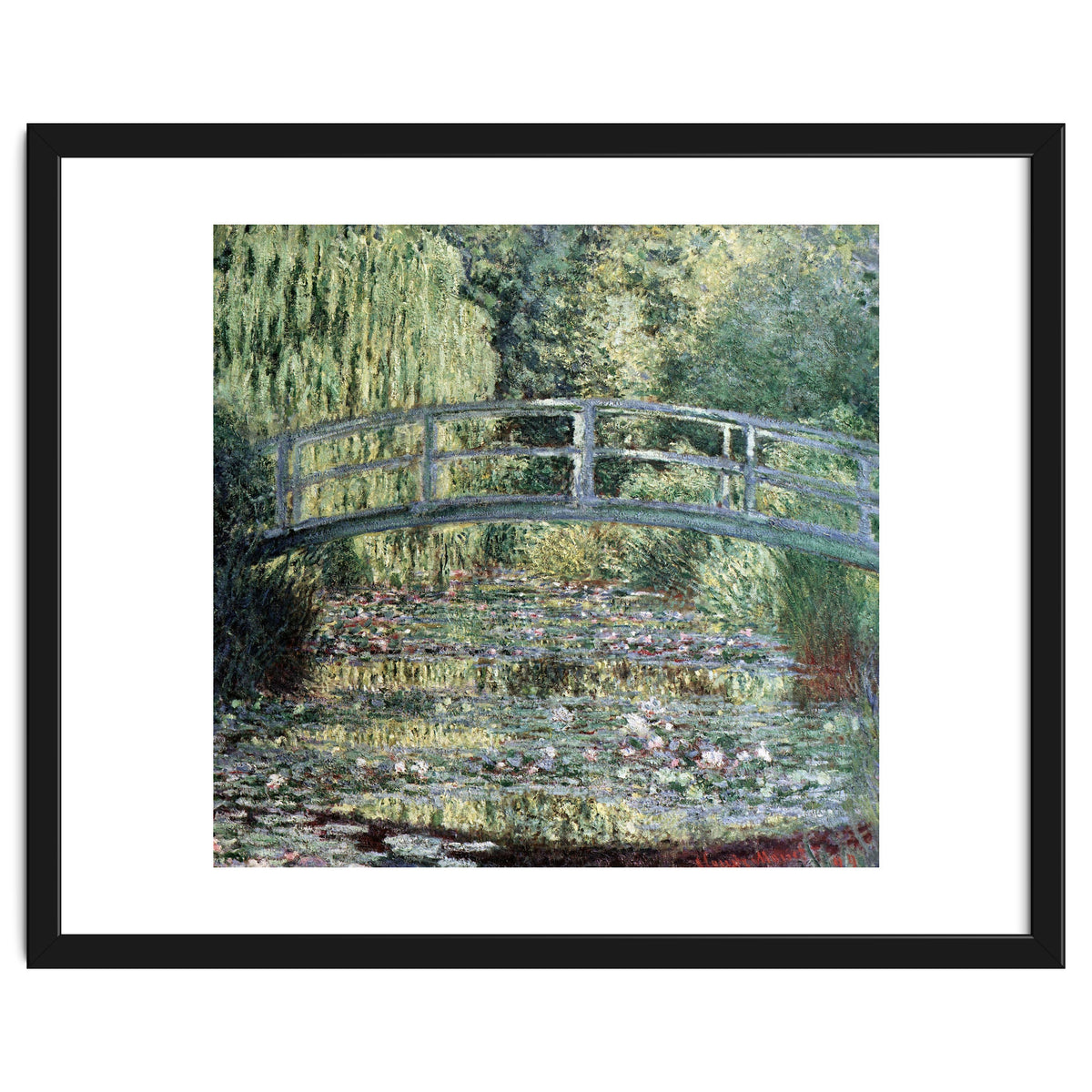 The Waterlily Pond: Green Harmony - 1899 - 89x93,5 cm - oil on canvas.