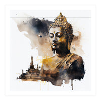 Watercolor Buddha #1 (Print Only)
