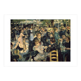 'Dance at Le moulin de la Galette', 1876, Oil on canvas, 131 x 175 cm. (Print Only) thumbnail