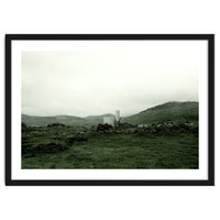 Tank in the grassland - Iceland