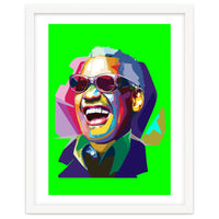 Ray Charles Jazz Singer Pop Art Illustration