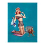 Pinup Girl Bathing A Dog (Print Only) thumbnail