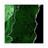 Green & Silver Agate Texture 01  (Print Only) thumbnail