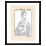 Lady With An Ermine – Leonardo Da Vinci Ascii Art thumbnail