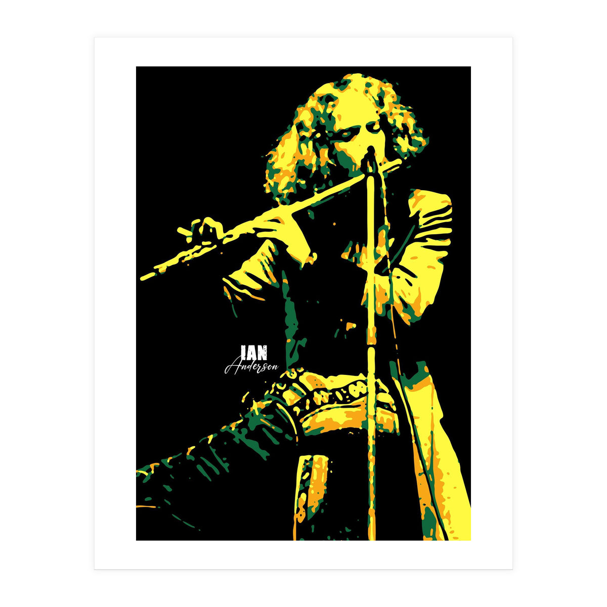Ian Anderson Musician Legend (Print Only)