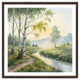 Birch Grove Serenity: A Meadow Wildflower Path thumbnail