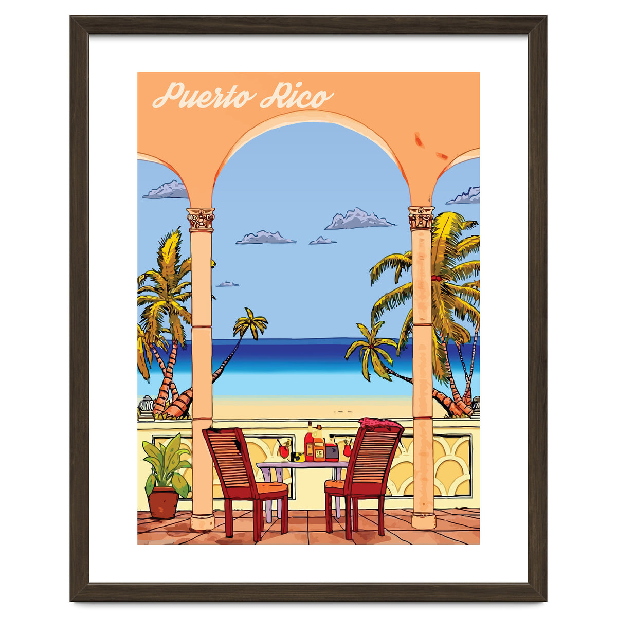 View on Puerto Rico Coast