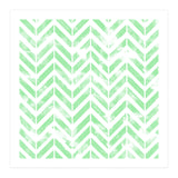 Shabby Green Chevron (Print Only) thumbnail