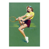 Pinup Tennis Player (Print Only) thumbnail
