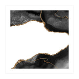 Black & Gold Agate Texture 09 (Print Only) thumbnail