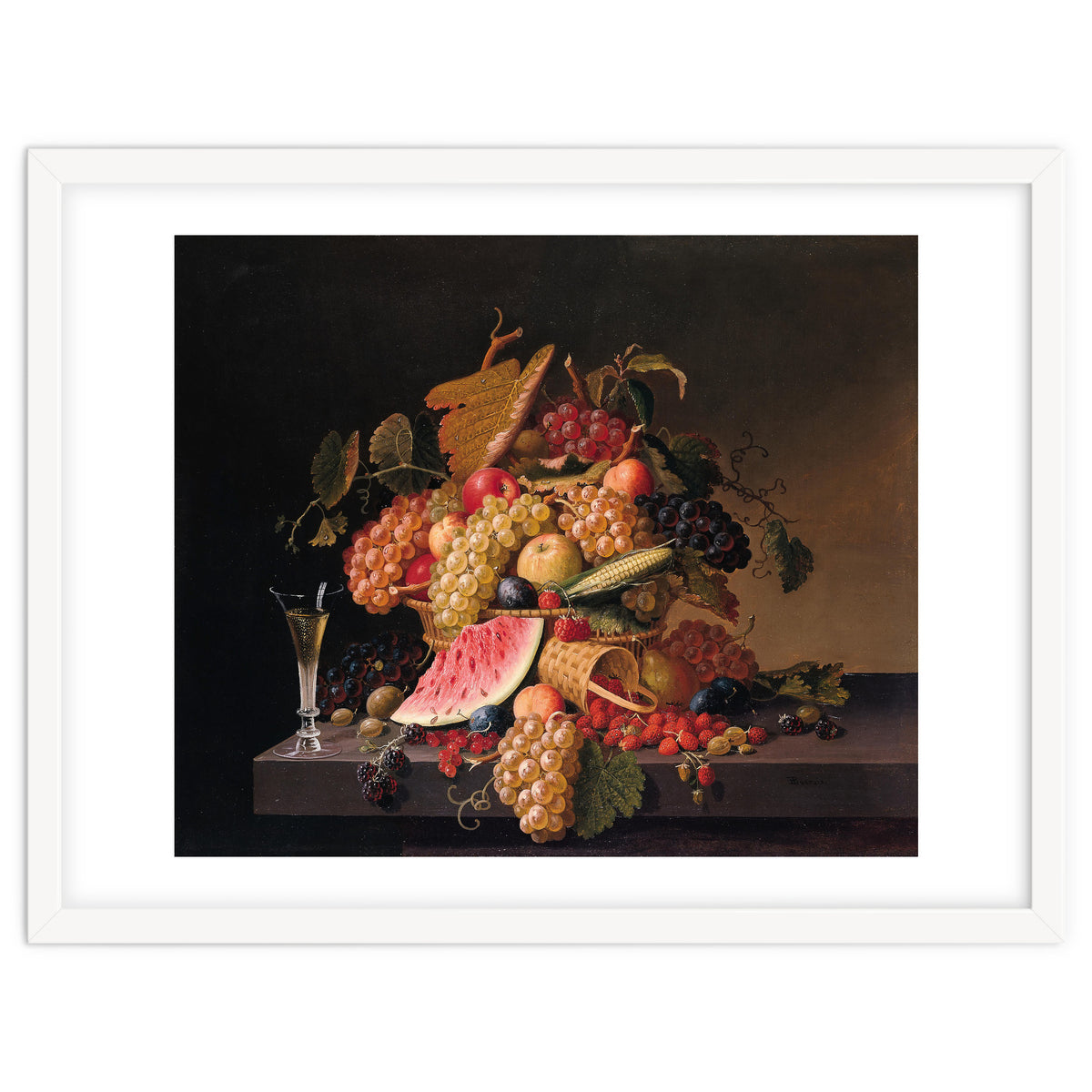 Paul Lacroix (Activo en Nueva York, entre 1855 y 1869-). The Abundance of Summer (s.f). Oil on ca...