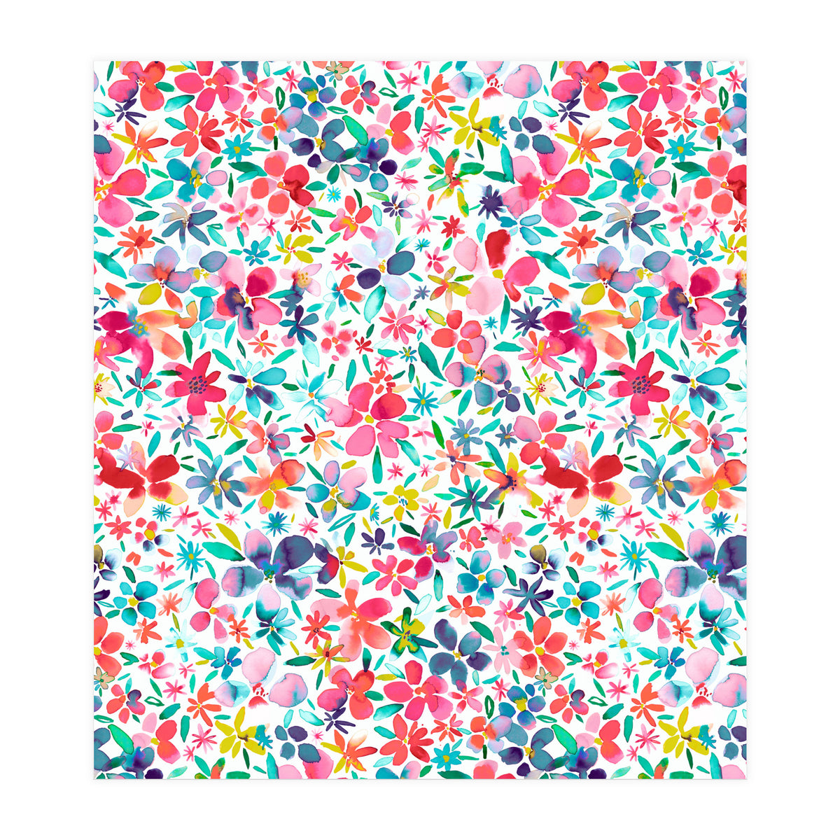 Colorful Flower Petals (Print Only)