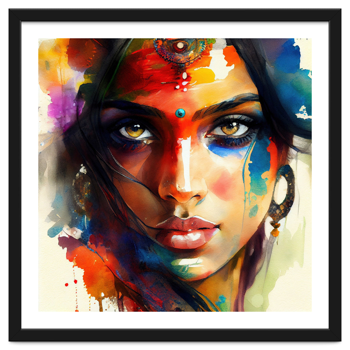 Radiant Bindi Hindu Portrait