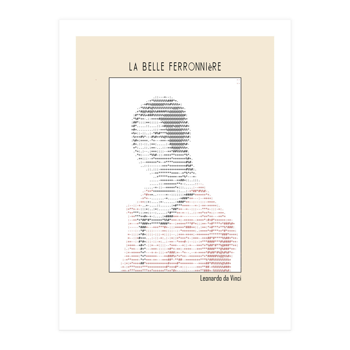 La Belle Ferronnière (portrait Of A Lady From The Court Of Milan) (Print Only)