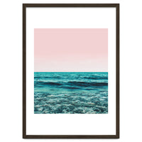 Ocean Love | Sea Beach Sand Waves Photography | Blush Nature Scenic Travel Island Digital