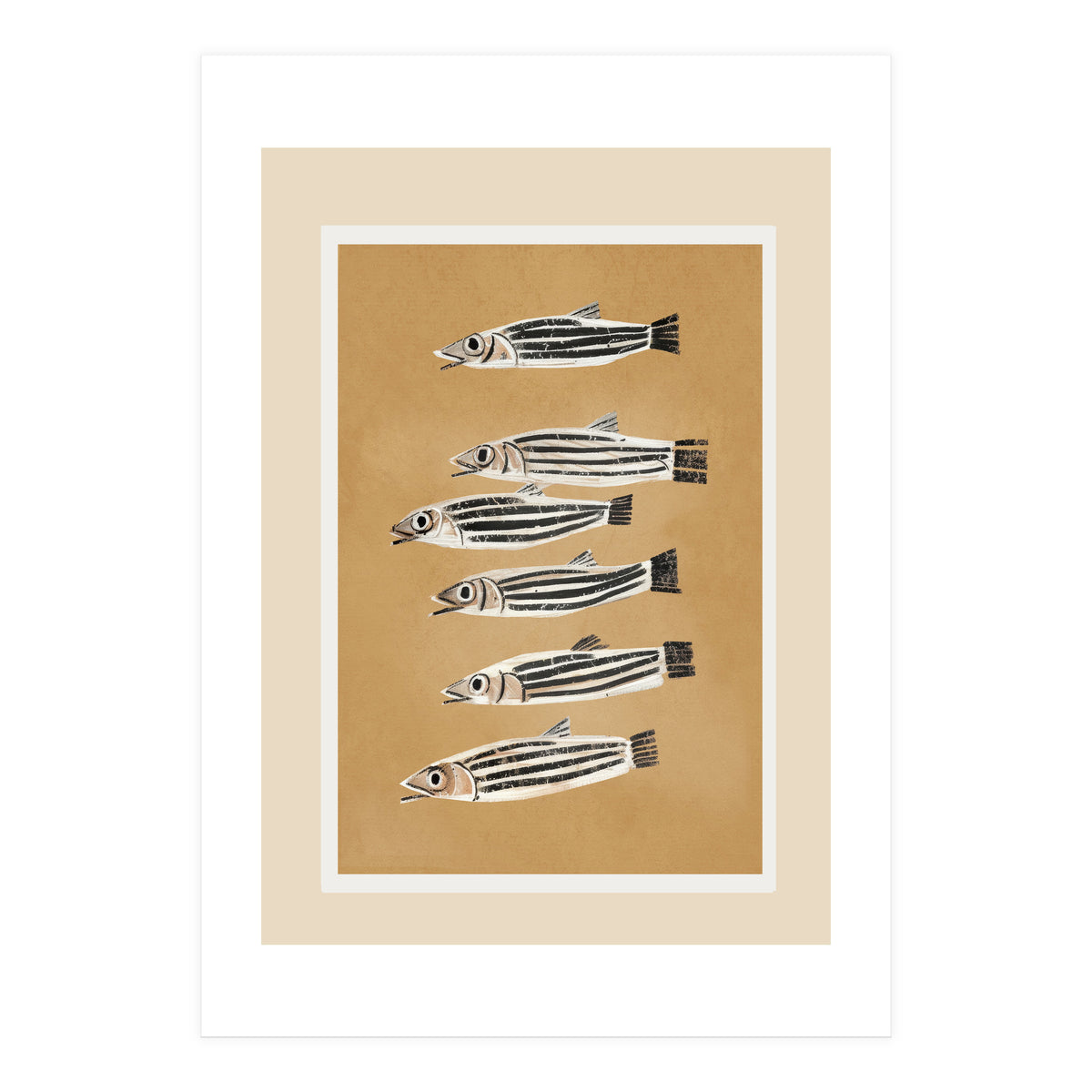 Minimal Fish Study (Print Only)