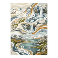 Cascading Nordic Dreams (Print Only)
