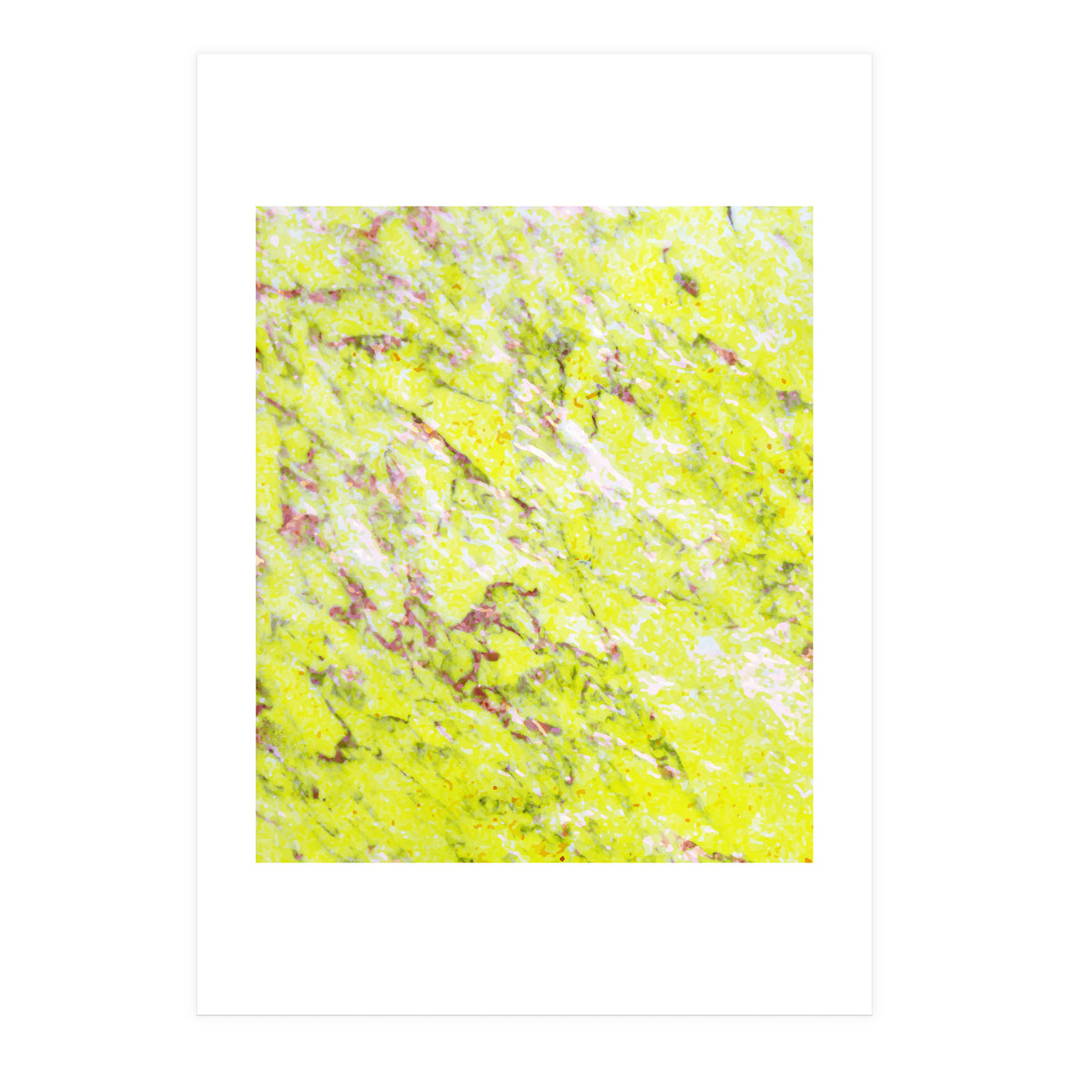 Lemon & Pink Marble (Print Only)