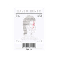 Receipt Art David Bowie (Print Only)